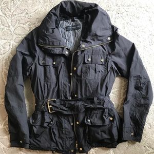 Cute Black Zara Jacket with Gold Bottons